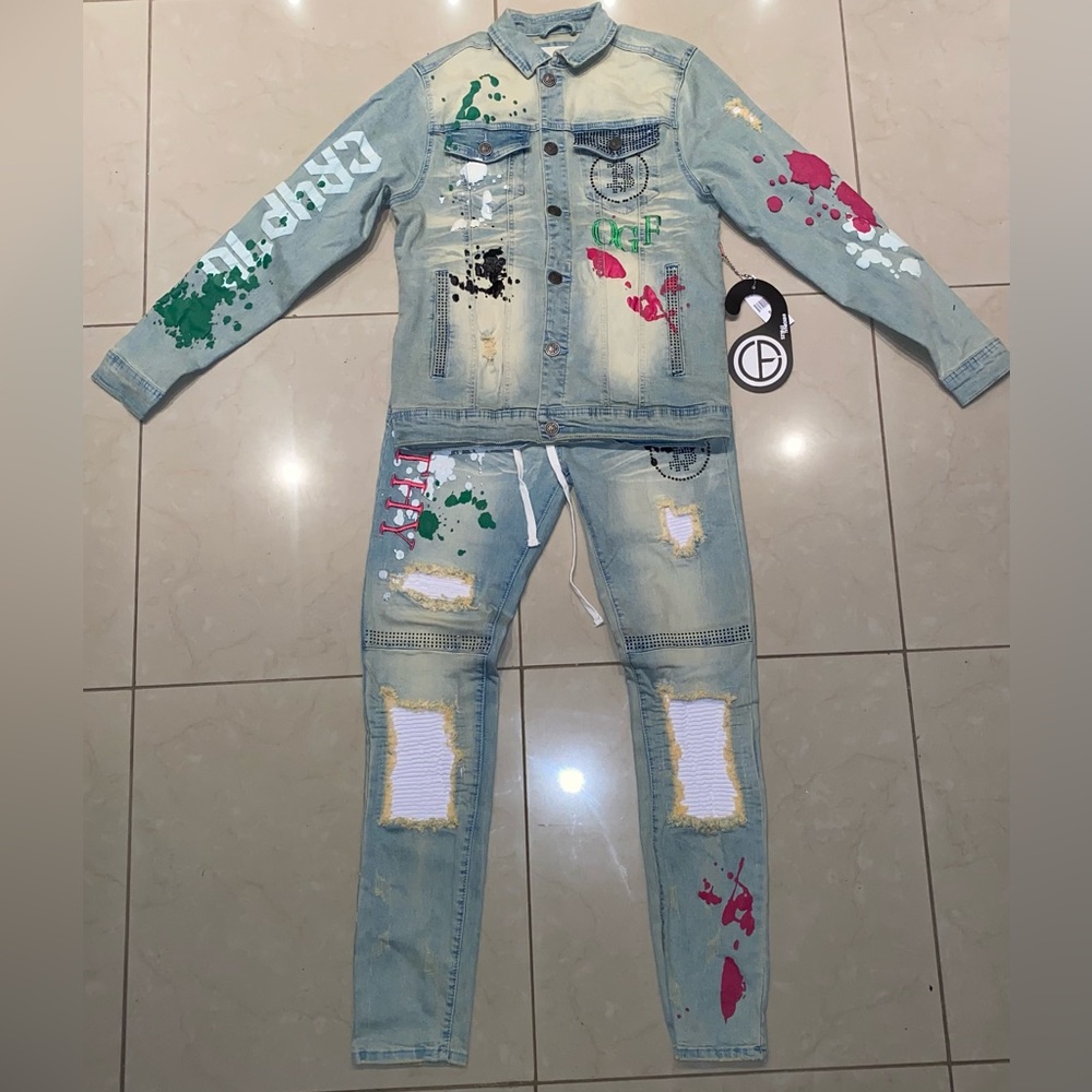 Original fables “crypto” denim set